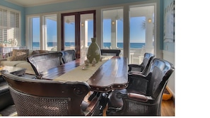 Dining Room with Direct Gulf Views