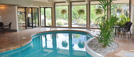 Enjoy the excellent on-site amenities including the beautiful indoor pool!