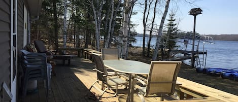 The Front Deck is a great way to enjoy the lake!