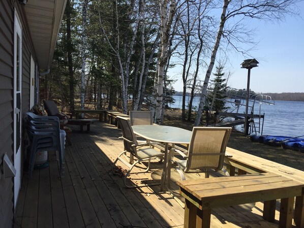 The Front Deck is a great way to enjoy the lake!