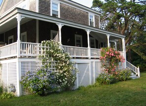 Side porch with Hammock