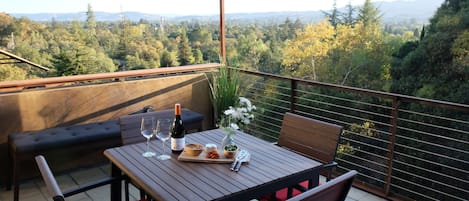 Deck overlooking Valley of the Moon