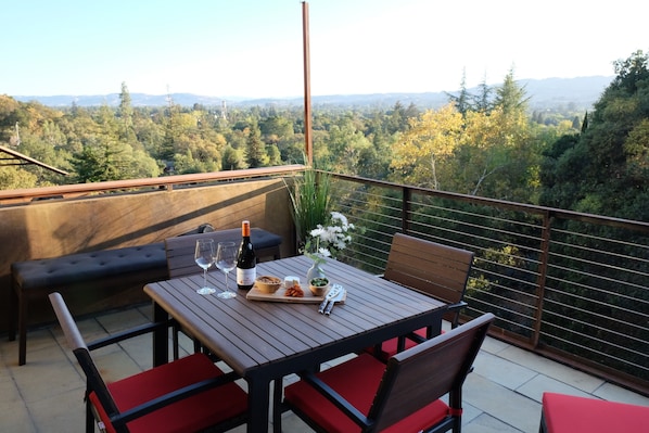 Deck overlooking Valley of the Moon