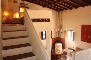 Living-room and mezzanine