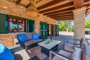 Country finca Pollensa near the sea with pool 