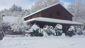Front of lodge.