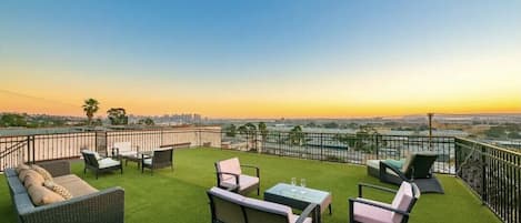 Incredible breathtaking panoramic view of  San Diego Bay and Downtown Skyline.