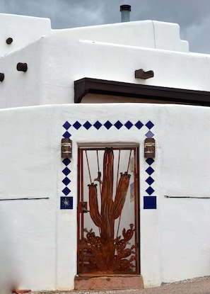 Entry gate for Casa Blanca Pueblo