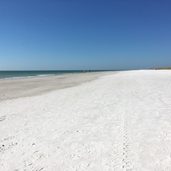 The north end of the island has beautiful, powder-sand, uncrowded beaches.