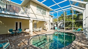 Pool area.