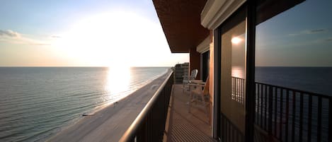 Private Balcony View looking north 