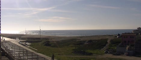 Vista para a praia ou o mar