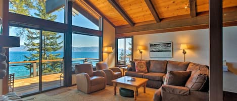 Tahoe City Vacation Rental | 3BR | 3BA | 1,600 Sq Ft | Stairs Required