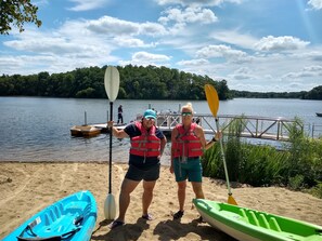 Rentals at Moraine View restaurant+Bait shop. Kayaks, canoes, paddleboats/boards