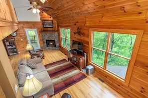 Laurel View Lodge  From Stairs