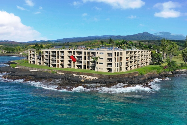 KUHIO SHORES AERIAL VIEW