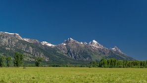 View of the Tetons from Branchwater Ranch