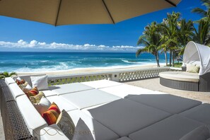 Sunbaths with incredible views from the multiple terraces