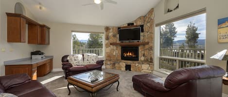 Balsh - a SkyRun Winter Park Property - A spacious living room for you and your guests to unwind.