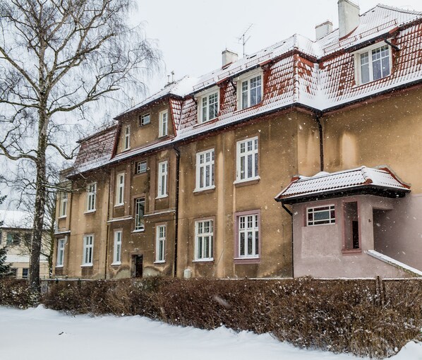 Majoituspaikan julkisivu