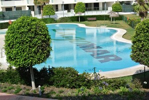 Beautiful large pool.