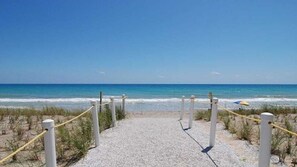 Walk, bike or use golf cart and head to the Beach!
