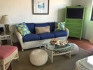 Comfortable living space with updated décor and plenty of seating.