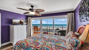 Oceanfront view from south bedroom looking east