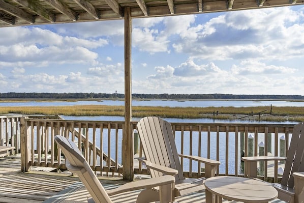Welcome to the most amazing Views ever at Ocean East 1 on Chincoteague Island.