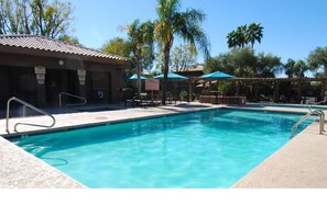 One of two main pools in recreation area.
