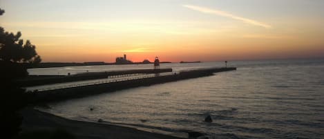 Lake Michigan Beach Area Attraction