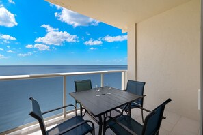 Balcony view from 1 of 2 master bedroom windows