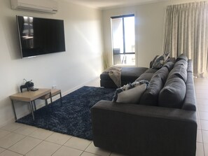 Upstairs lounge and TV