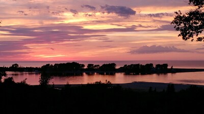 Sunset from the balcony 