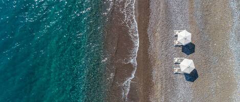 Aerial beach photo