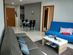 Different view of living room 