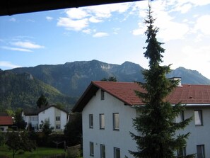 Ferienwohnung Kienberg für 2 Personen, 1 Schlafzimmer, Küche, Balkon, 46 qm-Aussicht vom Balkon