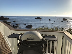 Huge deck provides for awesome views and BBQ'ing