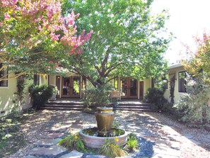 Courtyard with fountain