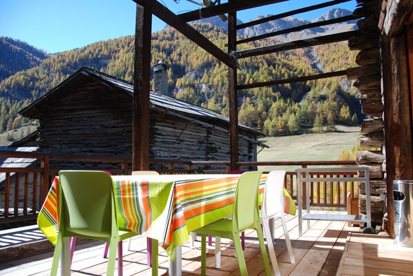 Terrasse du chalet