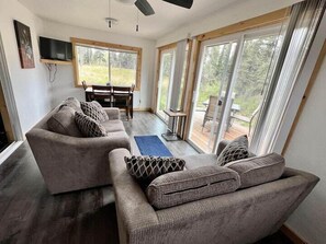 (3) forest and mountain views from comfortable living area 