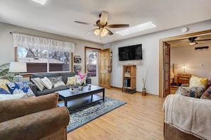 Front entrance into the family room