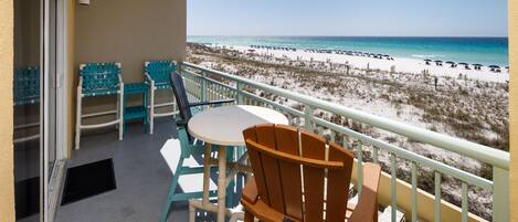 Balcony view - Mesmerizing Gulf front view from the second floor