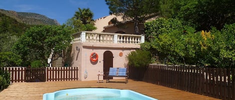 Swimming Pool with Lower Decked Sun Terrace