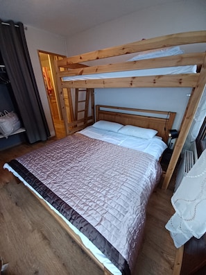 King size master with bunk above