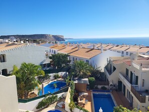 Sea views from villa