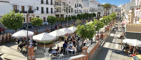 Vista del paseo desde el balcon del salon 