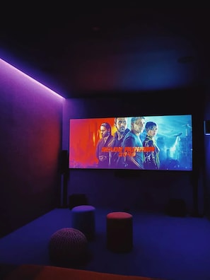 'Sky Cinema' is a commercial-grade 4K  theater with 360° Dolby Atmos sound.