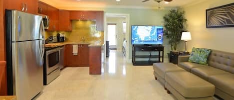 Kitchen & Living Room Area