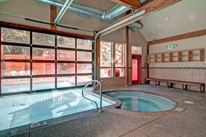 Community Indoor heated hot tub/pool